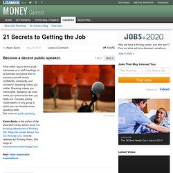 21 Secrets to Getting the Job - US News