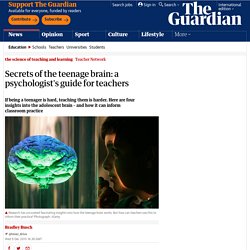 Secrets of the teenage brain: a psychologist's guide for teachers