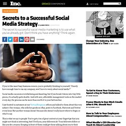 Secrets to a Successful Social Media Strategy