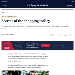 Secrets of the shopping trolley