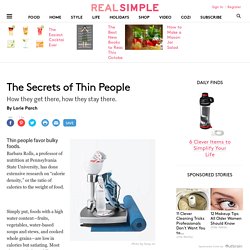 The Secrets of Thin People - Real Simple