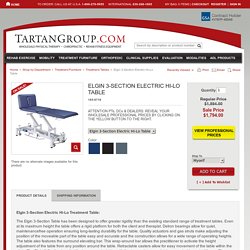 Elgin 3-Section Electric Hi-Lo Table