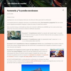 Secuencia 4ème - Leyendas mexicanas