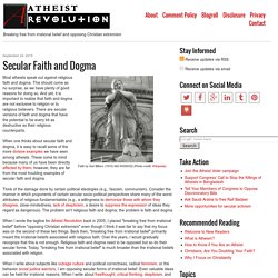 Secular Faith and Dogma