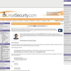 HowTo: Secure your Ubuntu Apache Web Server - The Community&#039;s Center for Security