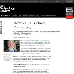 How Secure Is Cloud Computing?
