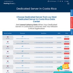 100% Secure Dedicated Server Costa Rica