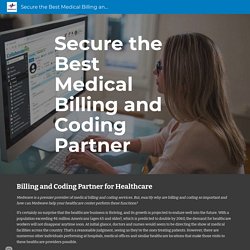 Secure the Best Medical Billing and Coding Partner