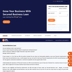 Secure SME Loan