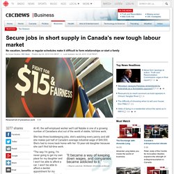 Secure jobs in short supply in Canada's new tough labour market