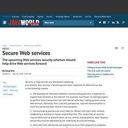 Secure Web services - Java World