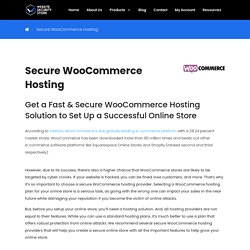 Best Secure WooCommerce Hosting in 2021 - Top 5