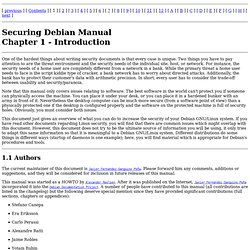 Securing Debian Manual - Introduction