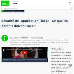 Comment sécuriser l'application TikTok?