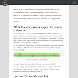 Sécuriser votre blog WordPress avec le plugin WP Security