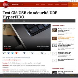 Clé USB de sécurité U2F HyperFIDO : test et avis