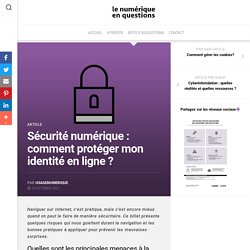 UQAM : Sécurité numérique : comment protéger mon identité en ligne ?