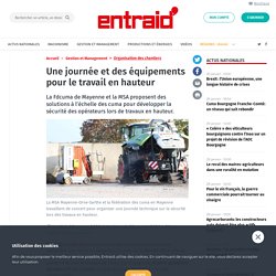 sécurité des opérateurs, travaux en hauteur