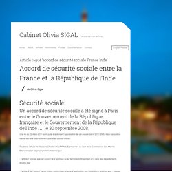 Accord De Sécurité Sociale France Inde