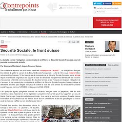 Sécurité Sociale, le front suisse