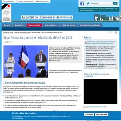 Sécurité sociale : vers une réduction du déficit en 2016