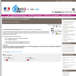 D51 Sécurité des systèmes d'information