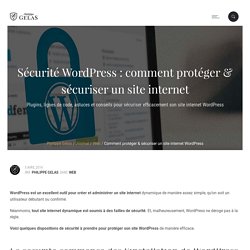 Sécurité WordPress : comment protéger un site internet WP