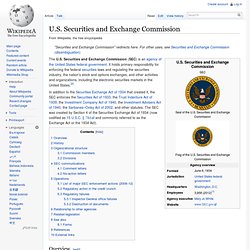 U.S. Securities and Exchange Commission