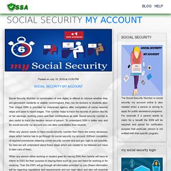social security login