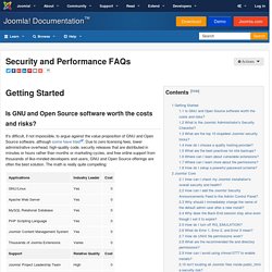 Security and Performance FAQs