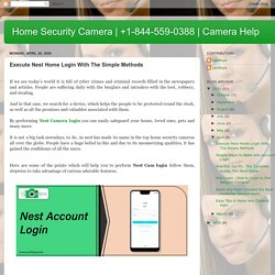 Camera Help: Execute Nest Home Login With The Simple Methods