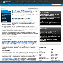 Best free WiFi security tools