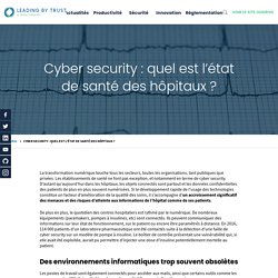 Cyber security : quel est l’état de santé des hôpitaux ? - Oodrive - FR