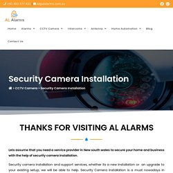 Security Cameras System - Al Alarms