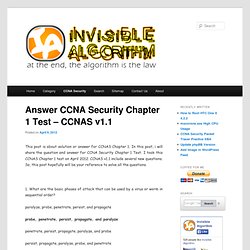CCNA Security Exams