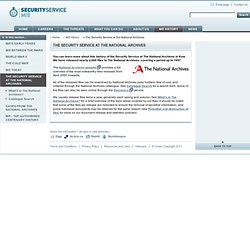 MI5 | The Security Service at the National Archives