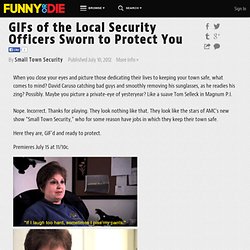 GIFs of the Local Security Officers Sworn to Protect You from Small Town Security