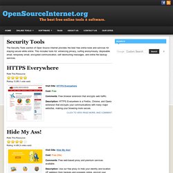 Security Tools Archives - OpenSourceInternet.org