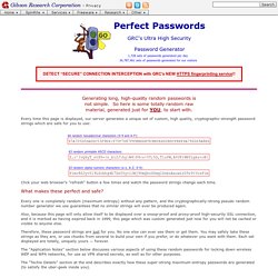  Ultra High Security Password Generator