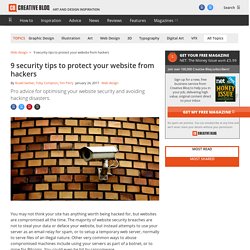 10 security tips to protect your website from hackers
