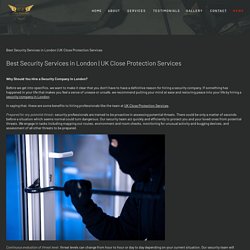 Best Security Services in London