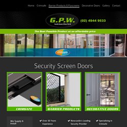 Security Screen Doors & Windows in Central Coast