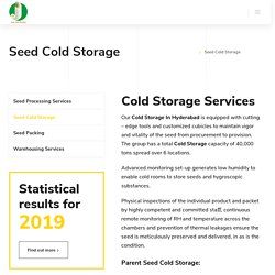 Seed Cold Storage – Jam Jam Group