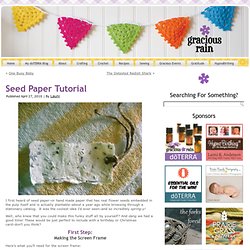 Seed Paper Tutorial