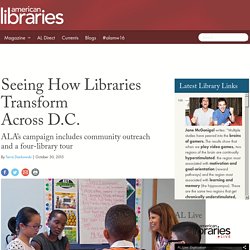 Seeing How Libraries Transform Across D.C.