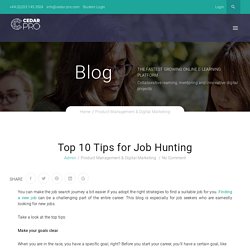 Tips For Job Seekers; A Complete Guide For Your Career