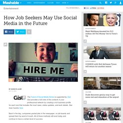How Job Seekers May Use Social Media in the Future