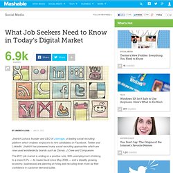 What Job Seekers Need to Know in Today’s Digital Market