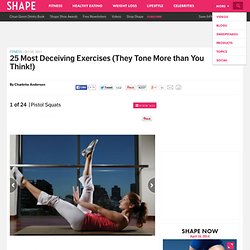 Pistol Squats - 25 Most Deceiving Exercises (They Tone More than You Think!)