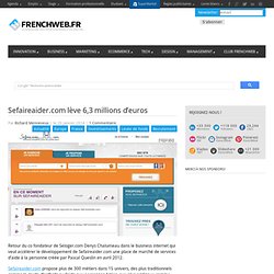 Sefaireaider.com lève 4,3 millions d'euros